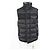 Gilet in piuma con zip Moncler in poliamide nera - vista 6