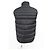 Gilet in piuma con zip Moncler in poliamide nera - vista 8