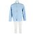 Apc Gestreifte A.P.C. Button-Down-Hemd aus blauer Baumwolle - Ansicht 4