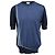Hermès gestricktes T-Shirt mit kurzen Ärmeln aus blauer Baumwolle Marineblau