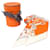 Silk In Hermès Hermes Saddlemaker's Bouquet Twilly Scarf Orange  ref.2232372