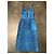 Vestido Marine Serre de denim de algodón estampado Moon Azul - vista 3