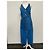 Vestido Marine Serre de denim de algodón estampado Moon Azul - vista 4