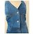 Vestido Marine Serre de denim de algodón estampado Moon Azul - vista 8