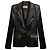 John Galliano Schwarze Satinjacke
