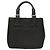 Borsa a mano in pelle nera e argento autentica BA1908 di BURBERRY Nero - vista 2