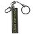 LOUIS VUITTON Portachiavi Tab Anello Chiave Pelle Nera MP2211 LV Auth bs25709 Nero - vista 2