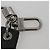 LOUIS VUITTON Portachiavi Tab Anello Chiave Pelle Nera MP2211 LV Auth bs25709 Nero - vista 5