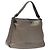 Borsa a spalla in pelle oro champagne Auth BA1746 di Salvatore Ferragamo