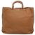 PRADA Borsa a mano in pelle 2 vie beige oro Auth sw742 D'oro - vista 3
