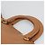 PRADA Borsa a mano in pelle 2 vie beige oro Auth sw742 D'oro - vista 8