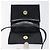 Borsa a spalla Pouch in pelle blu navy oro Auth BA1758 di Salvatore Ferragamo D'oro - vista 14