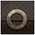 Céline CELINE Macadam Canvas Circle Shoulder Bag PVC Leather Brown Gold Auth 122059 Golden - view 14