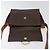 Céline CELINE Macadam Canvas Circle Shoulder Bag PVC Leather Brown Gold Auth 122059 Golden - view 15