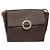 Céline CELINE Macadam Canvas Circle Shoulder Bag PVC Leather Brown Gold Auth 122059 Golden - view 2