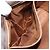 Céline CELINE Macadam Canvas Circle Shoulder Bag PVC Leather Brown Gold Auth 122059 Golden - view 20