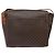 Céline CELINE Macadam Canvas Circle Shoulder Bag PVC Leather Brown Gold Auth 122059 Golden - view 3
