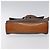 Céline CELINE Macadam Canvas Circle Shoulder Bag PVC Leather Brown Gold Auth 122059 Golden - view 9