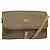 Gucci Borsa a Spalla Micro GG Supreme PVC Beige Oro 001 115 2681 Auth sw738 D'oro