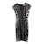 Robe shift en soie léopard gris Yves Saint Laurent 2009  - vue 1