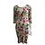 Abito floreale ERDEM con maniche 3/4 Multicolore