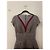 Vestido midi de tweed gris John Galliano Burdeos - vista 3