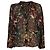 Chanel Top Dunkler Wald Herbst-Winter 2018 Von Karl Lagerfeld Schwarz Rot Golden