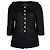 Chanel Peter Pan Tweedjacke Schwarz