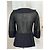 Chanel Peter Pan Tweedjacke Schwarz - Ansicht 3