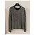 Top Chanel con paillettes argento a maniche lunghe - vista 2