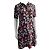 Autre Marque Abito camicia con design floreale Nero Multicolore
