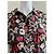 Autre Marque Abito camicia con design floreale Nero Multicolore - vista 2