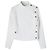 Christian Dior Gesteppte Jacke aus weißer Baumwolle