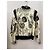 Dries Van Noten Samtbluse Velvet Black Schwarz Beige - Ansicht 2