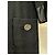 Chanel Schwarzer Tweed Mantel mit Lederbesatz Grau - Ansicht 4