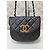 Chanel Demi-Lune Gesteppte Leder Handtasche Schwarz - Ansicht 2