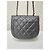 Chanel Demi-Lune Gesteppte Leder Handtasche Schwarz - Ansicht 7