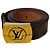 Louis Vuitton Monogram Gürtel Goldene Schnalle Braun
