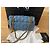 Borsa a mano Coach Tabby in denim blu - vista 4
