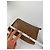 Triomphe Céline Clutch in pelle vintage Celine Paris marrone - vista 8