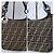 FENDI Zucca Piccola Borsa da Shopping Chef Tobacco Moro Marrone - vista 10