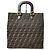 FENDI Vintage Zucca Canvas Tote Braun