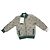 Gucci Veste Zippée Bébé Beige et Vert Coton Laine