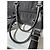 Borsa da viaggio in nylon tessuto nero con rifiniture Saffiano di Prada 60 cm - vista 12