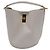 Céline Bolsa Celine Teen Bucket 16 em couro branco