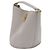 Céline Bolsa Celine Teen Bucket 16 em couro branco - vista 2