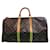 Louis Vuitton Keepall Monogram Boston Bag Brown Cloth  ref.2233560
