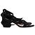 Sandali con tacco Gianvito Rossi in suede nero