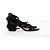 Sandali con tacco Gianvito Rossi in suede nero - vista 7