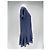 Ba&Sh Kurzes Kleid aus schwarzer und marineblauer Seide Gr. 34 - Ansicht 3